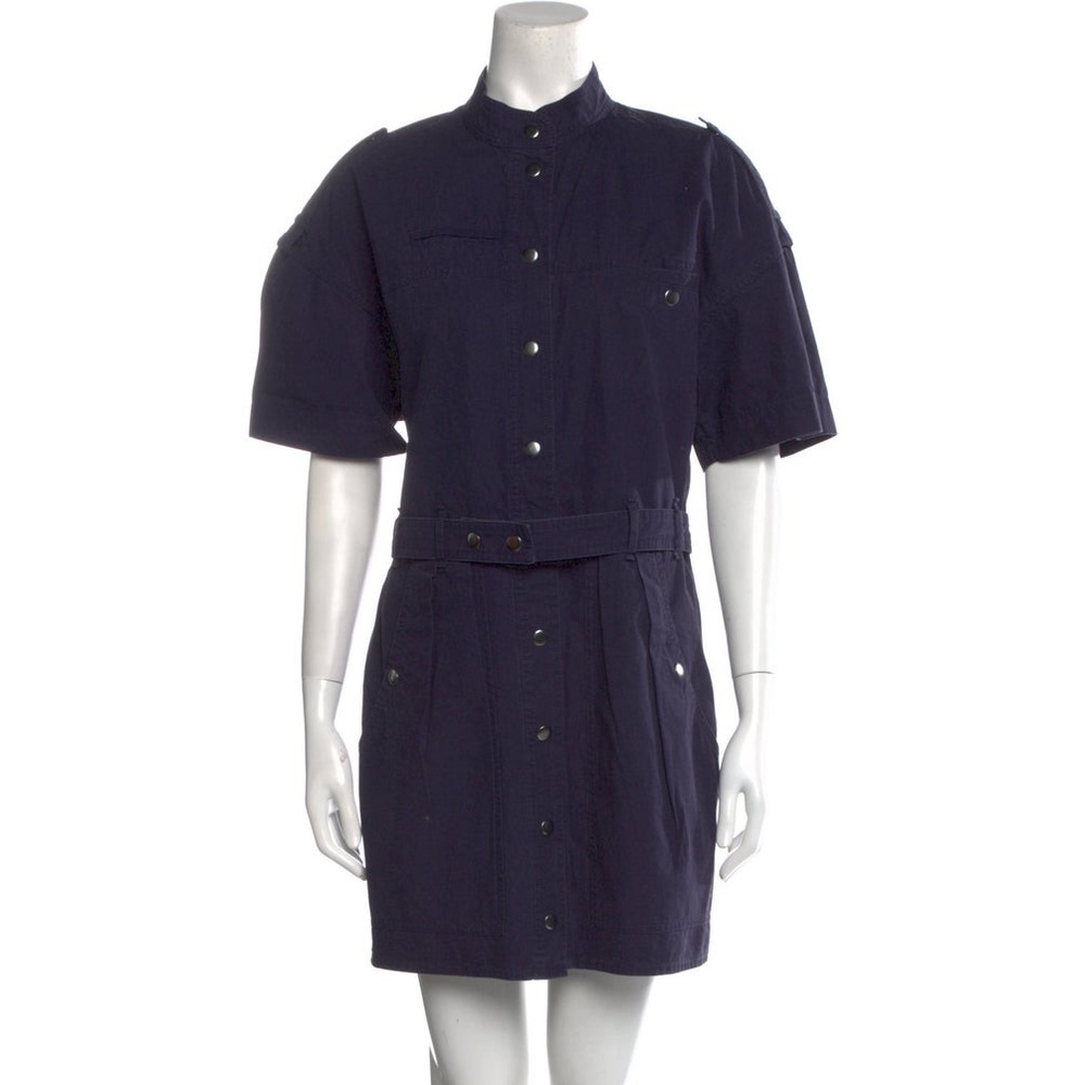 Isabel Marant étoile cargo navy mini dress